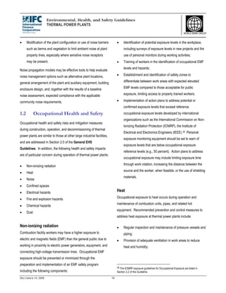 IFC EHS General | PDF