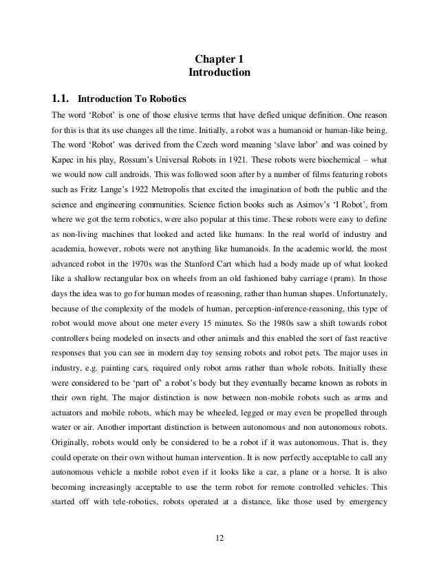 Fire fighting robot thesis