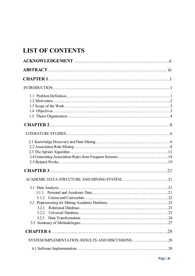 Dissertation knowledge discovery in databases