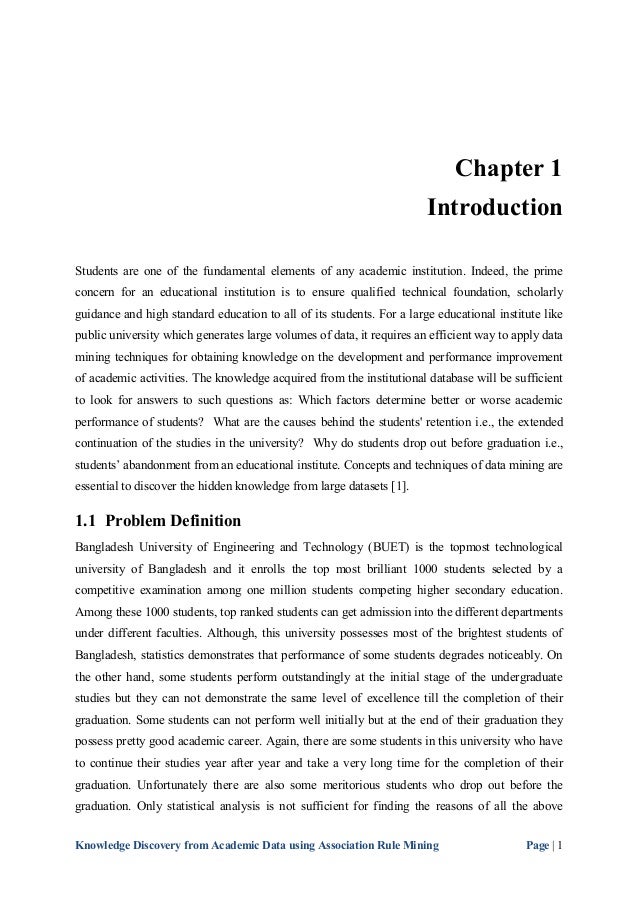 Association rules thesis