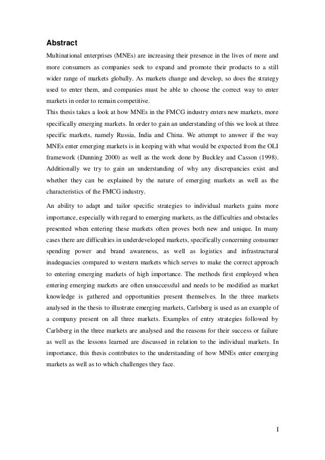 dissertation on fmcg sector dissertation on fmcg sector