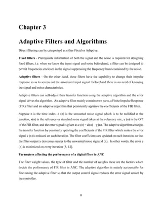 Real Time Implementation of Active Noise Control | PDF