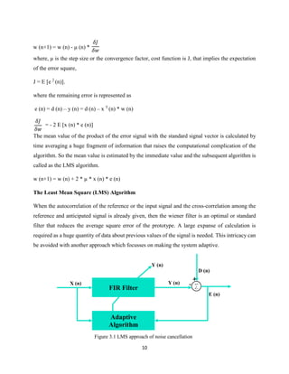 Real Time Implementation of Active Noise Control | PDF