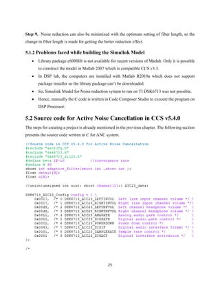 Real Time Implementation of Active Noise Control | PDF