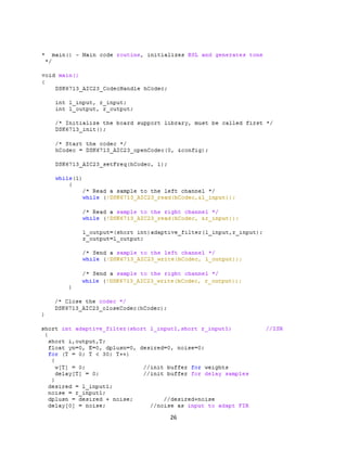 Real Time Implementation of Active Noise Control | PDF