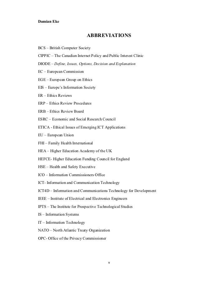 Dissertation in ict in universities