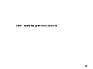 Many Thanks for your Kind attention!




                                       35
 