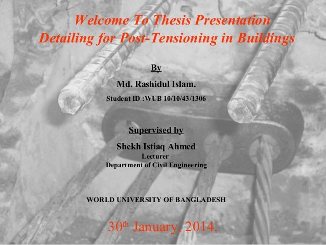 Dissertation final presentation