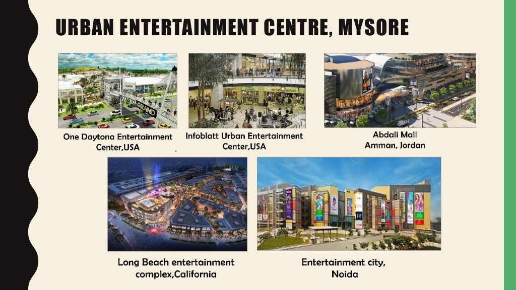 Urban Entertainment Center, introduction, live case study, literature…