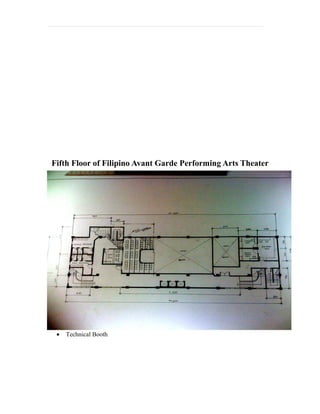 Fifth Floor of Filipino Avant Garde Performing Arts Theater




 •   Technical Booth
 