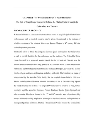 7. Bring education, literature, history, as well as entertainment to the Filipino community brought about by an exceptional and first-rate performing arts theater. 