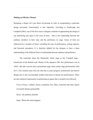 Itemized Drawings- Major Furniture