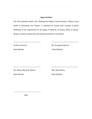 Audience seats - affects their focus on how they feel while watching the program. Design factors affecting this area are color and comfortability of the seats.  