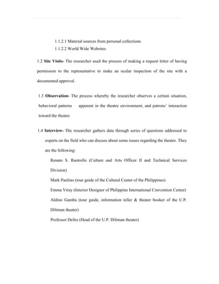 The Main Theater starts on the second floor up to the fifth floor containing all the amenities needed for the Main Theater like: dressing rooms for the artists, costume area available only in the theater, Music room for the opera singers/ players for the orchestra, Dance Hall for all kinds of performers that would be for ballet/ acting/ dancing, and technical equipment area for sound and lights also for the control of everything including the curtains and the stage. Third Floor of Filipino Avant Garde Performing Arts Theater<br />Costume Area for Men and Women