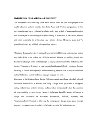 Lighting Projection RoomIn this floor, every control rooms are placed on the top floor of the main theater. The control rooms must be located on the top floor for some purpose or reason in making the theater effective. Most of the lights and sound system attached from the ceiling to wall acoustics and it is very important for the technical booth to see everything projecting from below while on top. <br />Sixth Floor of the Filipino Avant Garde PerformingArts Theater<br />President’s Office