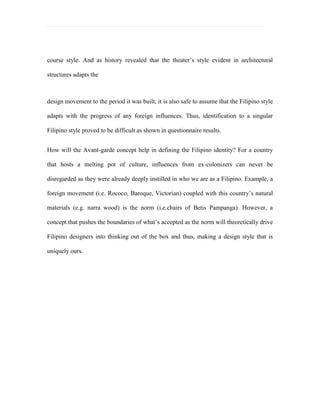 Be able to properly use the elements of design and art that would harmoniously fit the design concept being promoted.  