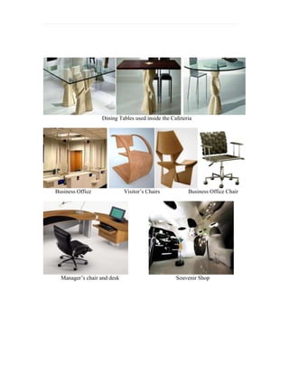 -Samples used for designing the theater