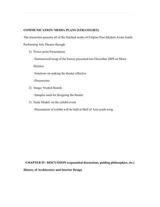 Final thesis presented december 2009 march 2010