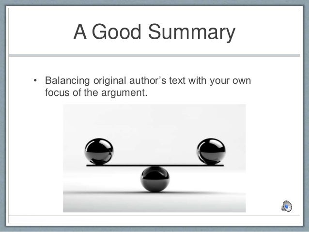 they say i say summary