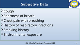 respiratory system physical examination( Thorax and Lungs).pptx