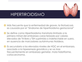 HIPERTIROIDISMO
 Más frecuente que la enfermedad de graves, la tirotoxicosis
es causada por el “Sindrome de hipertiroidis...