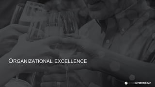 ORGANIZATIONAL EXCELLENCE
 