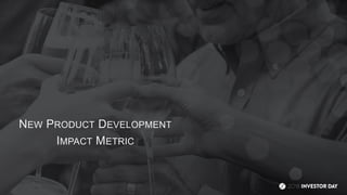 NEW PRODUCT DEVELOPMENT
IMPACT METRIC
 