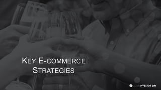 KEY E-COMMERCE
STRATEGIES
 
