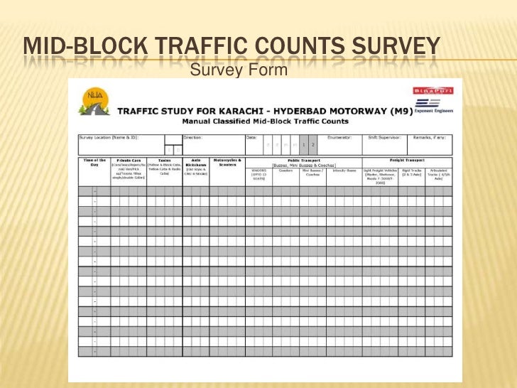 Final traffic presentation