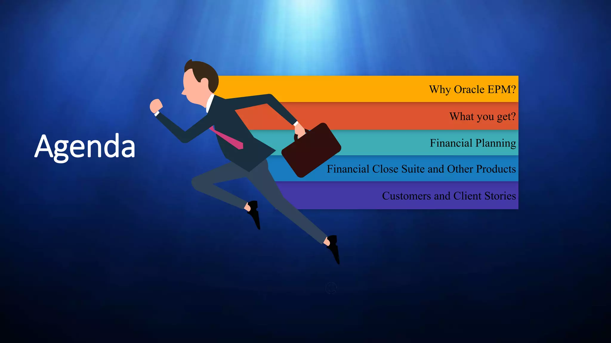 Agenda
Customers and Client Stories
Financial Close Suite and Other Products
Financial Planning
What you get?
Why Oracle EPM?
 