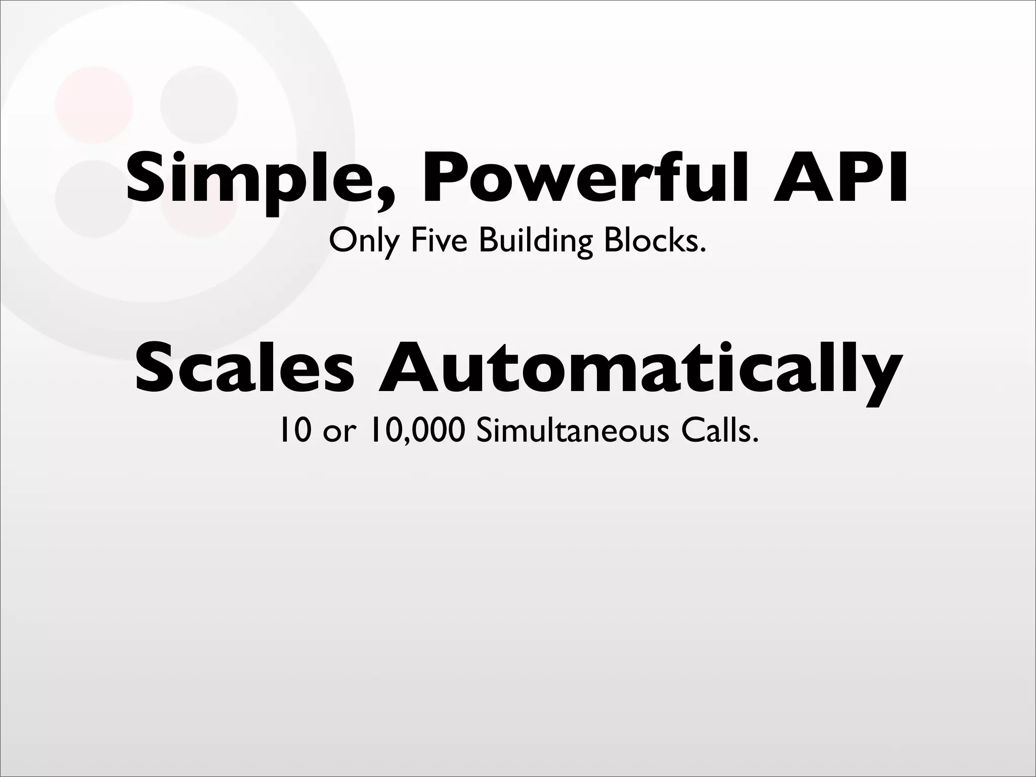 Final Twilio Under the Radar 2009 Cloud