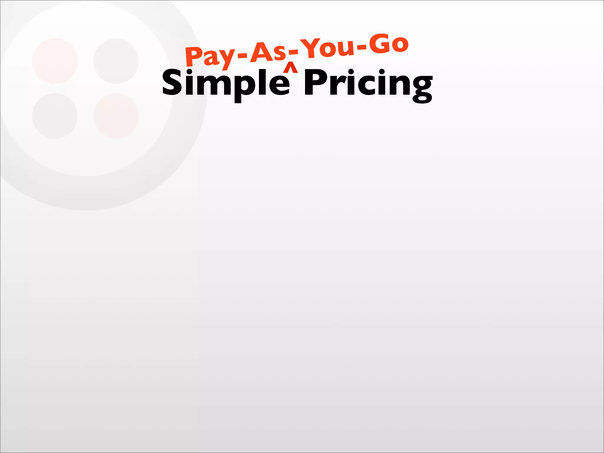 Final Twilio Under the Radar 2009 Cloud