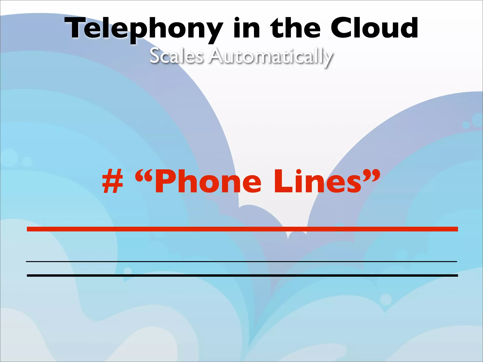 Final Twilio Under the Radar 2009 Cloud