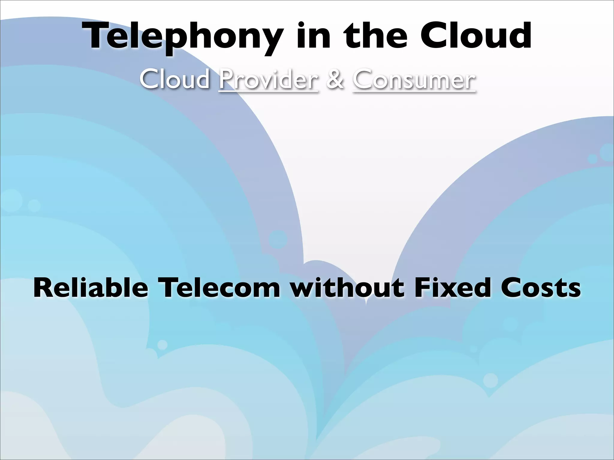 Final Twilio Under the Radar 2009 Cloud