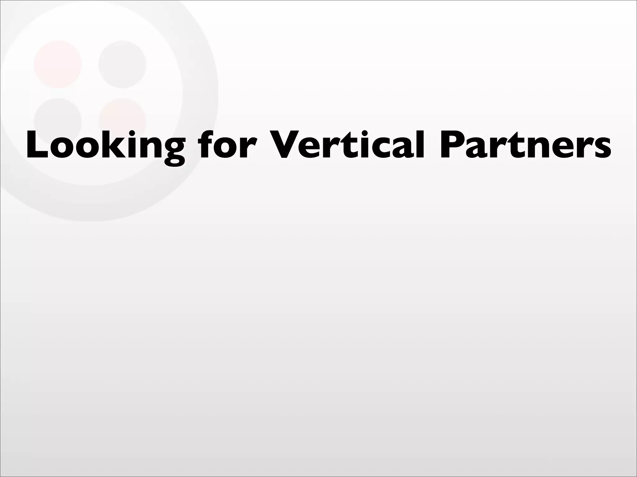 Final Twilio Under the Radar 2009 Cloud