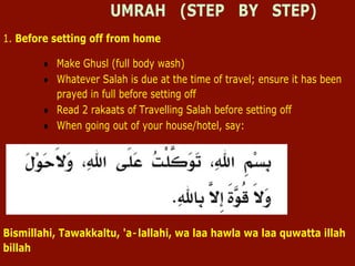 Umrah Tutorial Umra step by step guide | PDF
