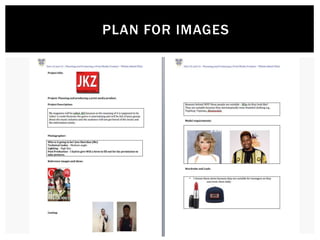 PLAN FOR IMAGES
 