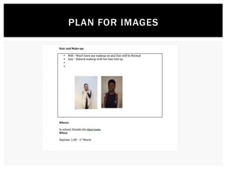 PLAN FOR IMAGES
 