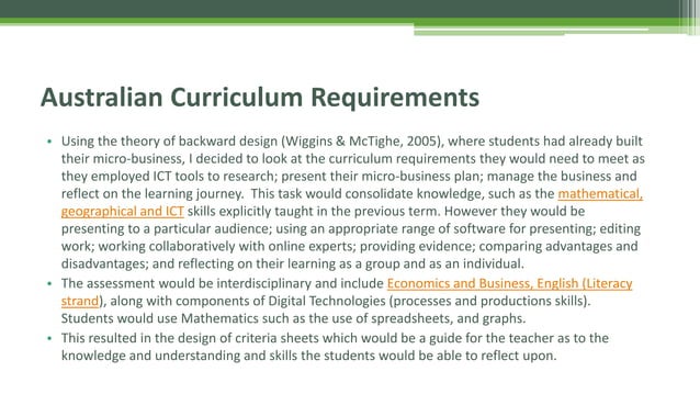 Design Rationale Problem Based Learning Task | PPT