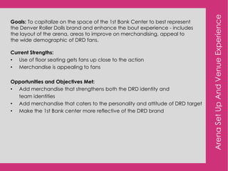 Enhance the look and feel of the Denver Roller Dolls brand.This includes developing brand standards around logo usage, ensuring brand consistency, and standardizing both the visual and sonic brand of DRD.