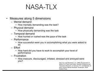 NASA-TLX
 