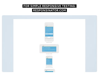 for simple responsive testing:
responsinator.com
 