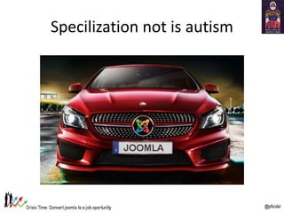 Specilization not is autism
 