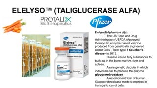 Vegetables as Edible Vaccines | PPTX