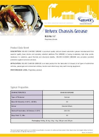 Grease Catalogue Velvex - Nandan Petrochem Ltd