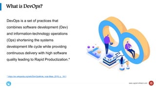 DevOps - The Key to Rapid Productization (Introduction to the 5C's of ...