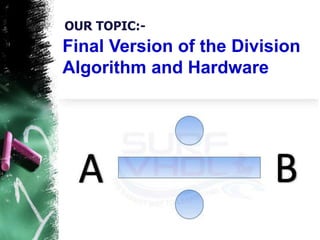 Final version of division algorithm.pptx | PPT