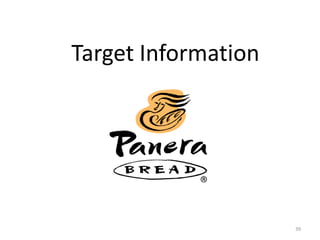 Target Information
39
 