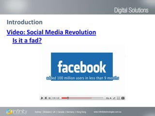 27‹#›<br />Digital Solutions<br />Introduction<br />Video: Social Media RevolutionIs it a fad?<br />