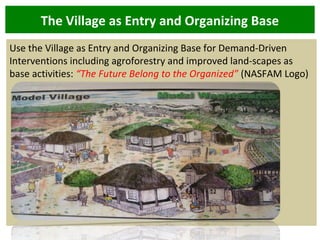 The Village as Entry and Organizing Base
Use the Village as Entry and Organizing Base for Demand-Driven
Interventions incl...